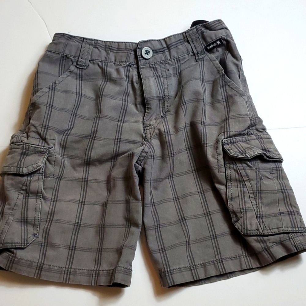 Hurley kids gray cargo shorts